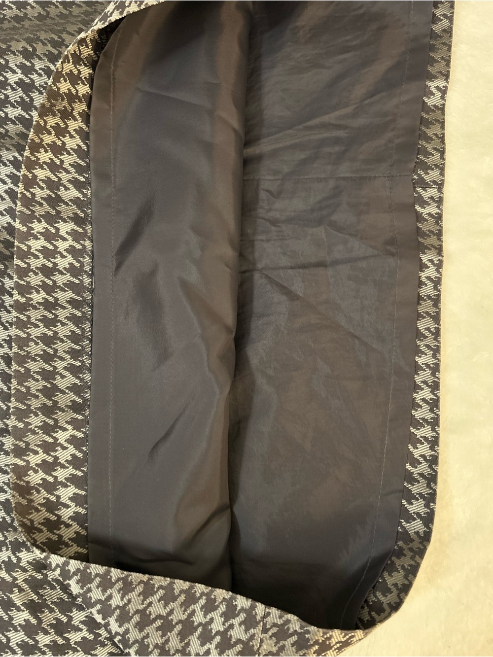 Banana Republic Brown Houndstooth Midi Sheath Dress size 10 - Picture 10 of 12